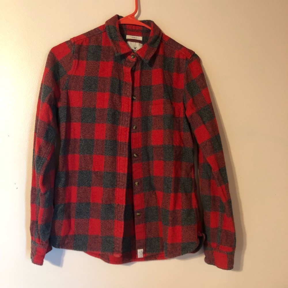 Slim fit AE button up